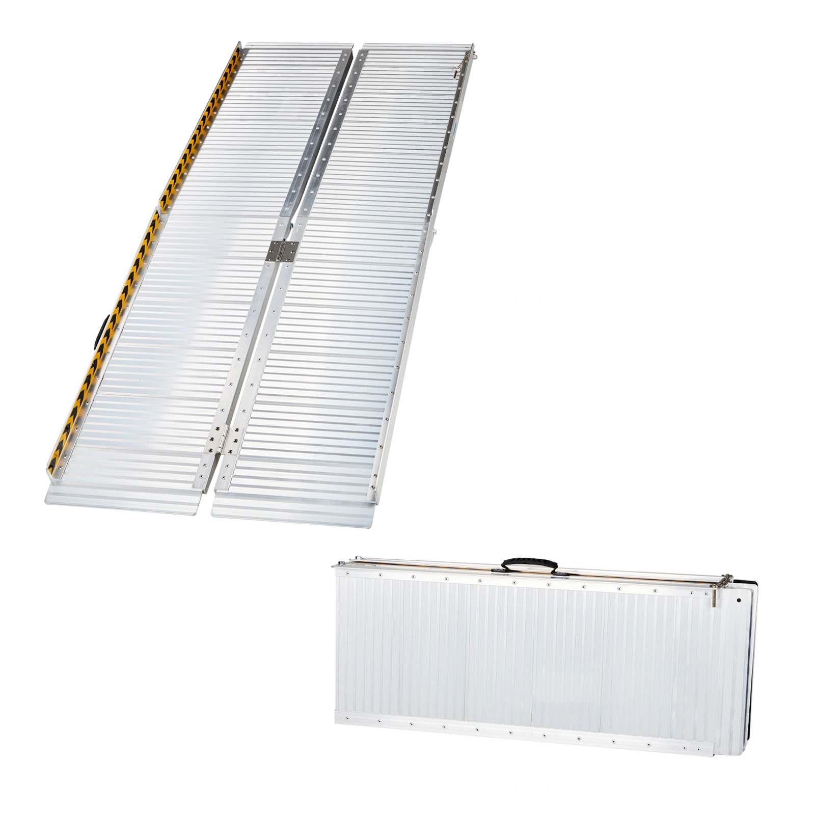 6' Multi-folding Aluminum Wheelchair Loading Ramp: portable foot 5 7 Scooter