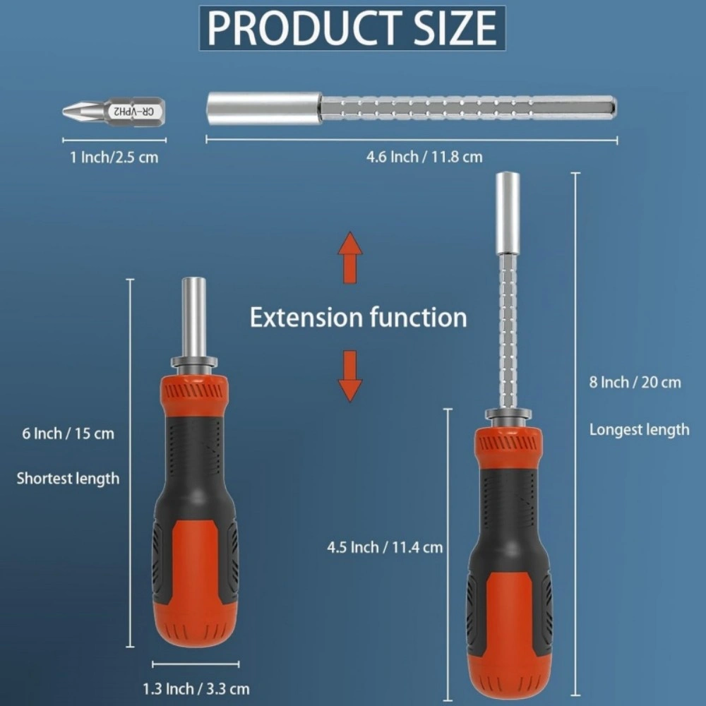 13-in-1 Adjustable Precision Screwdriver Set, Compact Multi-bit Multitool with Magnetic Tip for Phone Watch Electronics Repair view 5