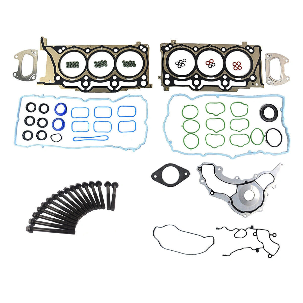 Head Gasket Bolts Set For Chrysler Dodge Durango Jeep Wrangler 3.6L V6 2011-2016 view 3