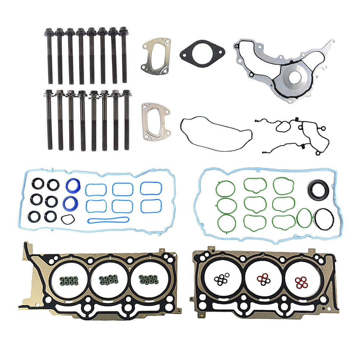 Head Gasket Bolts Set For Chrysler Dodge Durango Jeep Wrangler 3.6L V6 2011-2016 view 4