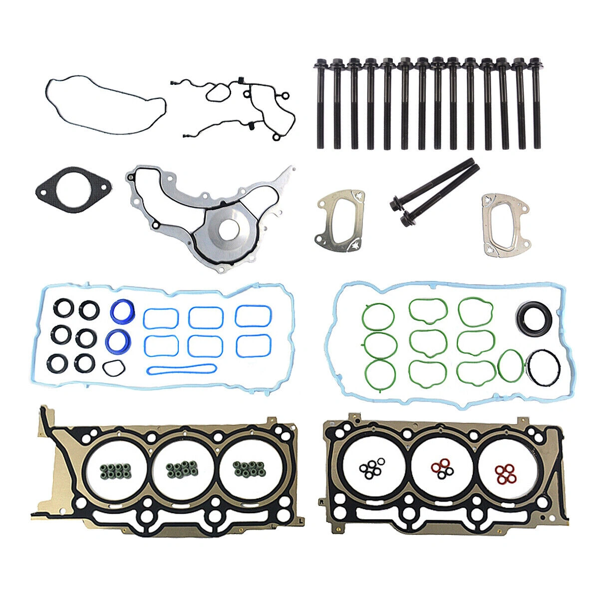 Head Gasket Bolts Set For Chrysler Dodge Durango Jeep Wrangler 3.6L V6 2011-2016 view 5
