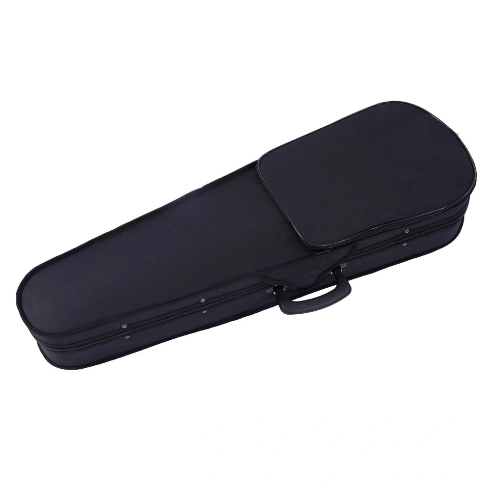 GV101 4/4 Acoustic Matt Violin Case Bow Rosin Strings Shoulder Rest Natural view 2