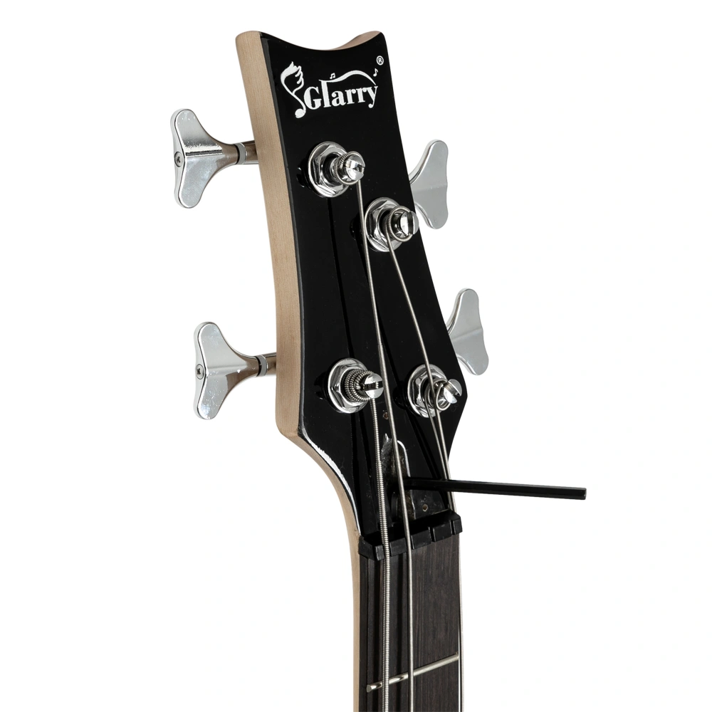 GIB Electric Bass Guitar Full Size 4 String Black view 4