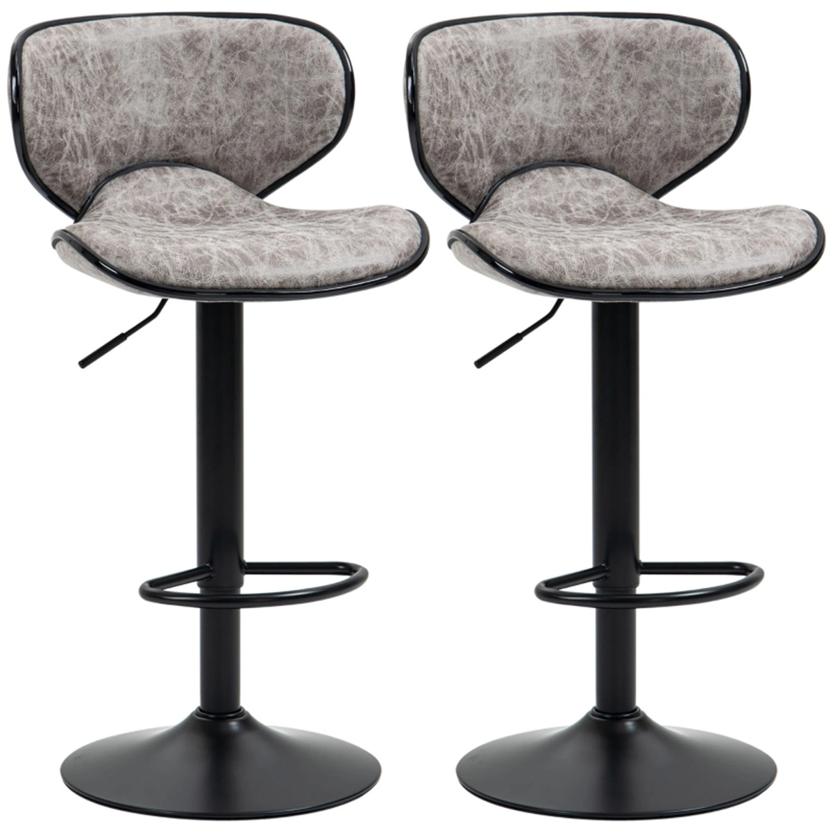 Heavy-Duty Bar Stool,Backless Dining Chair,45"H Counter Height,Non-Slip Footrest,Rust-Resistant Steel Frame,Office Chair,Bulk Pack Available view 3