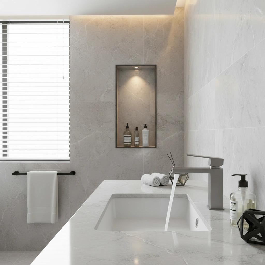 Single Handle Bathroom Faucet Lavatory Faucet Stainless Steel Single Hole-T20, Brushed Nickel[Unable ship on weekends, TK/TEMU only for pickup, only TX10643 warehouse supports GOFO] view 7