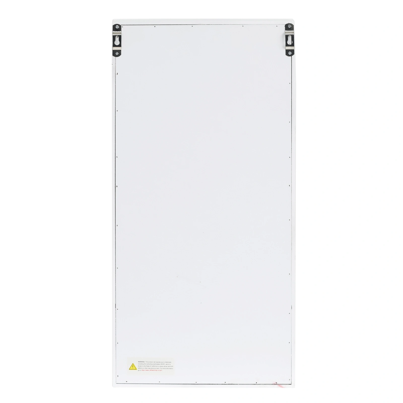 Simple PVC Wood Grain Coating Photo Storage Damp-proof Jewelry Mirror Cabinet White view 10