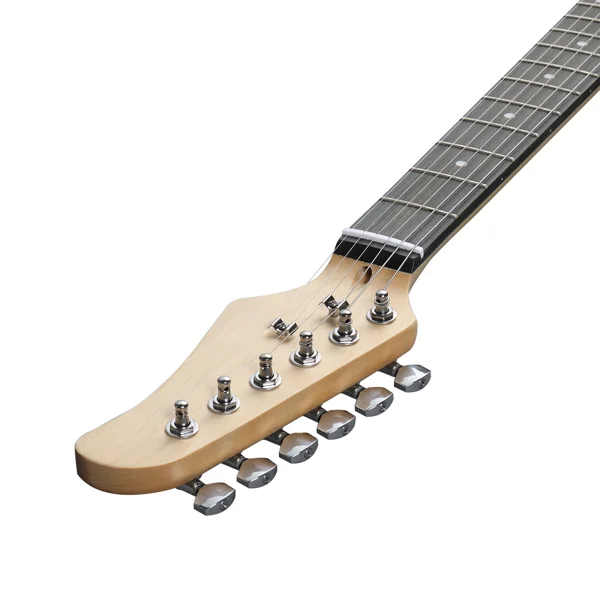KST Stylish H-S-S Pickup Electric Guitar Kit with 5W AMP Bag Guitar Strap Strings Lake Blue view 6