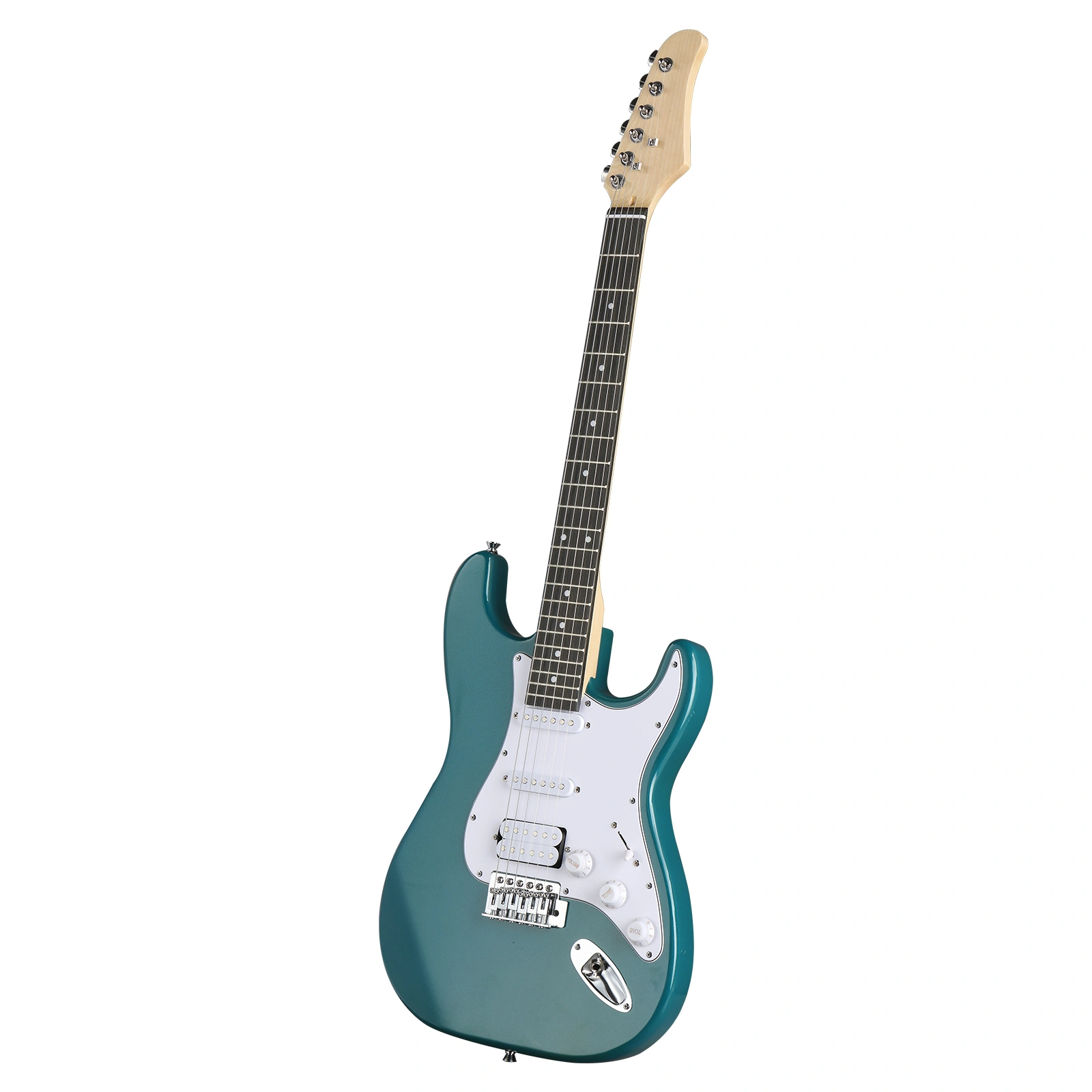 KST Stylish H-S-S Pickup Electric Guitar Kit with 5W AMP Bag Guitar Strap Strings Lake Blue view 8