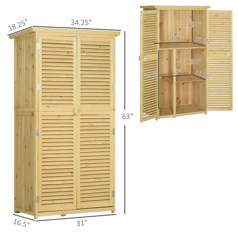 Outdoor Garden Storage Shed Tool House Water Resistant Heavy Duty Metal Sheds for Yard Garage Organization view 3