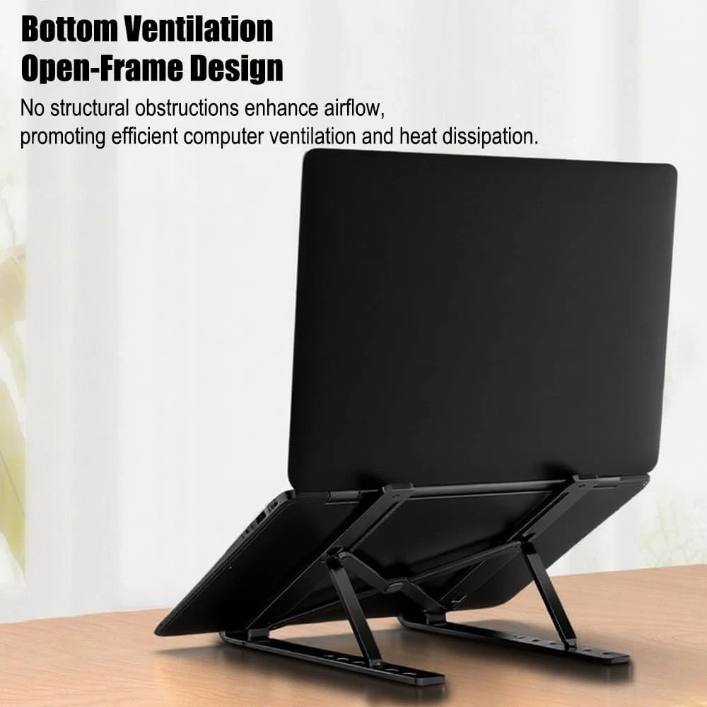 Portable Laptop Stand Adjustable Foldable Notebook Tablet Holder Laptop Standesk view 2
