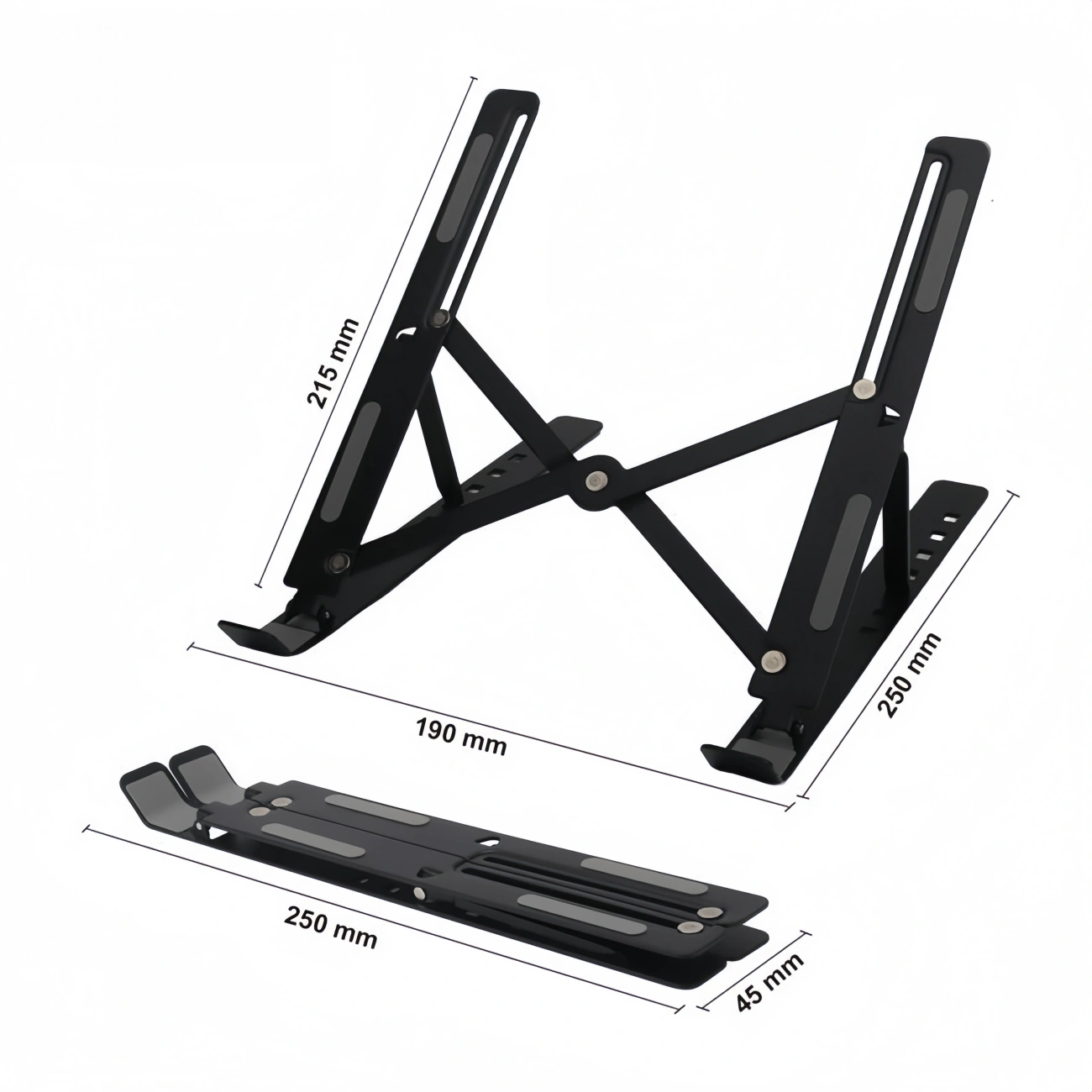Portable Laptop Stand Adjustable Foldable Notebook Tablet Holder Laptop Standesk view 4