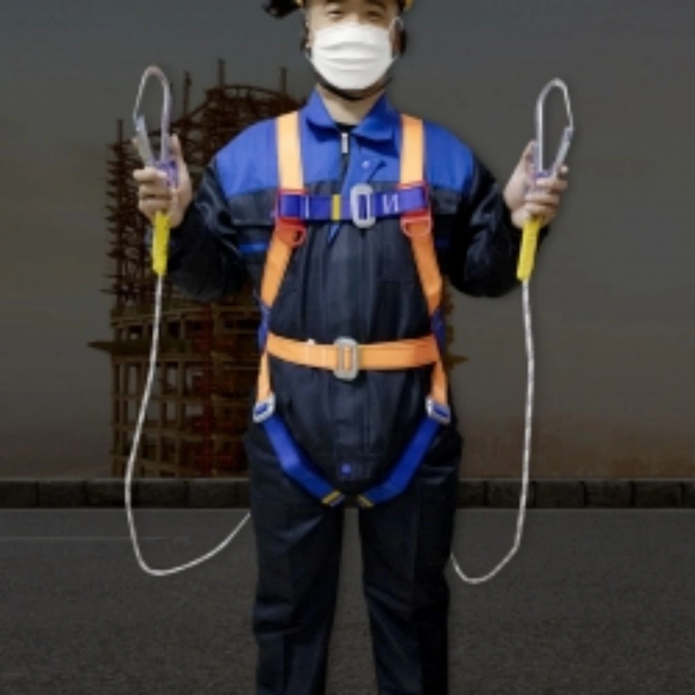 Professional 450kg Climbing Safety Harness with Rope for Tree Care Full Body Harness Equipment view 2