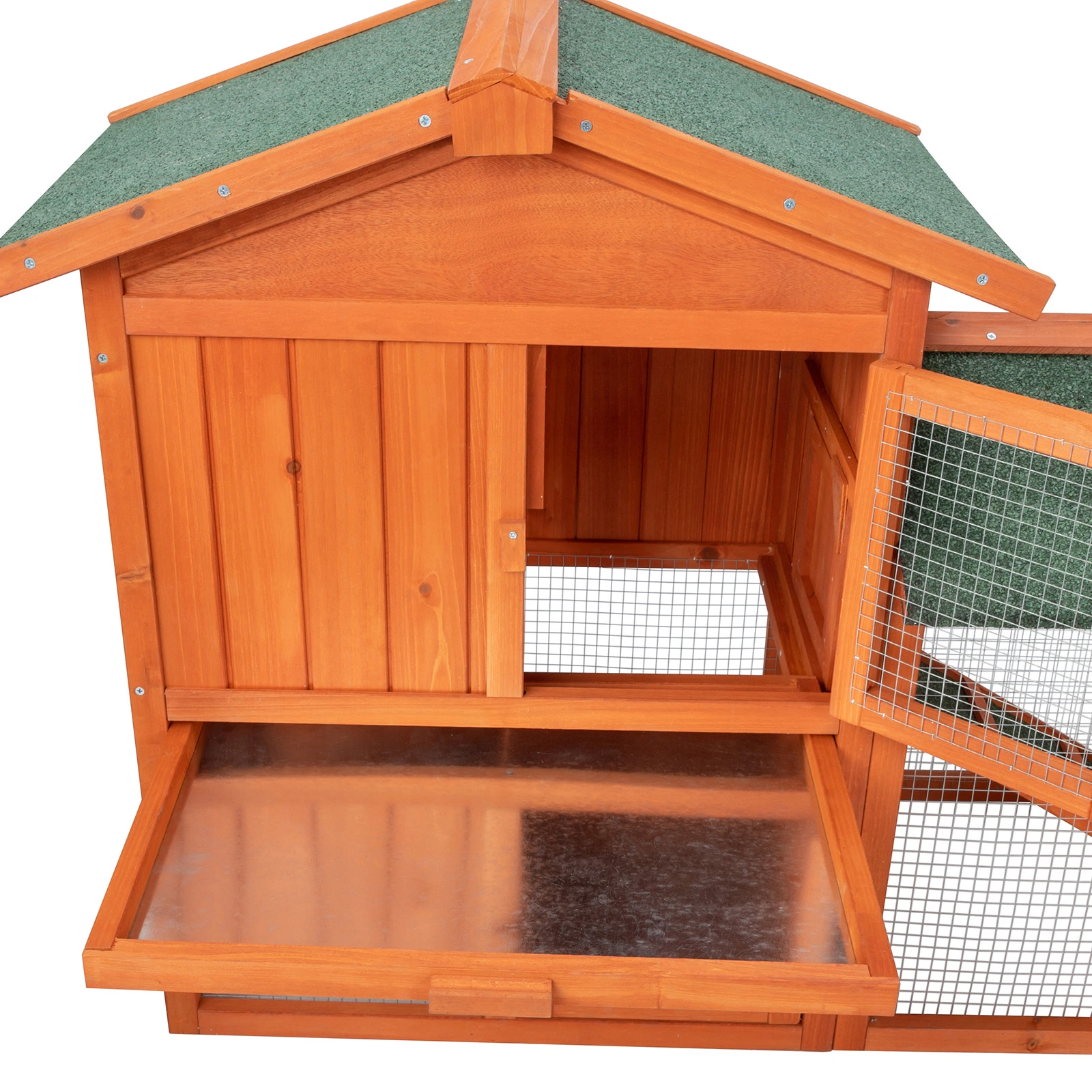 61 Inch Wooden Chicken Coop Hen House Rabbit Hutch Poultry Cage Habitat Same as 39333036 view 3