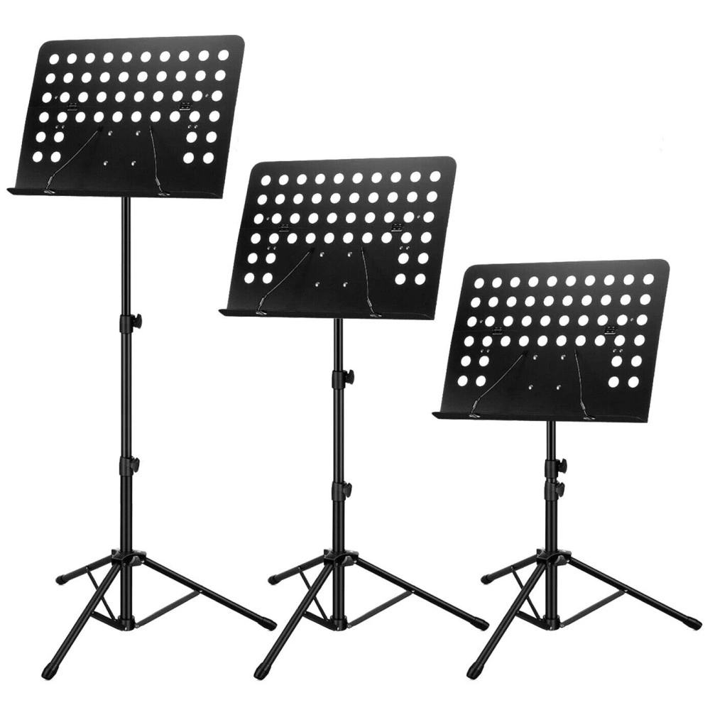 Heavy Duty Orchestral Music Stand Folding Adjustable Sheet Stand Tripod Base UK view 3