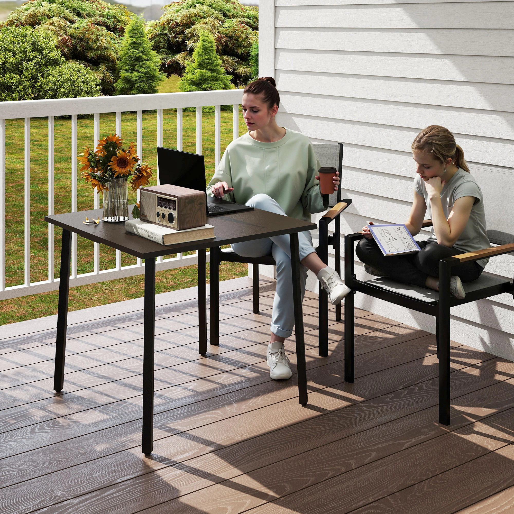 Portable Camping Table with Sink - Foldable Outdoor Dining Table, Portable Picnic Table for RV, Camping, Hiking