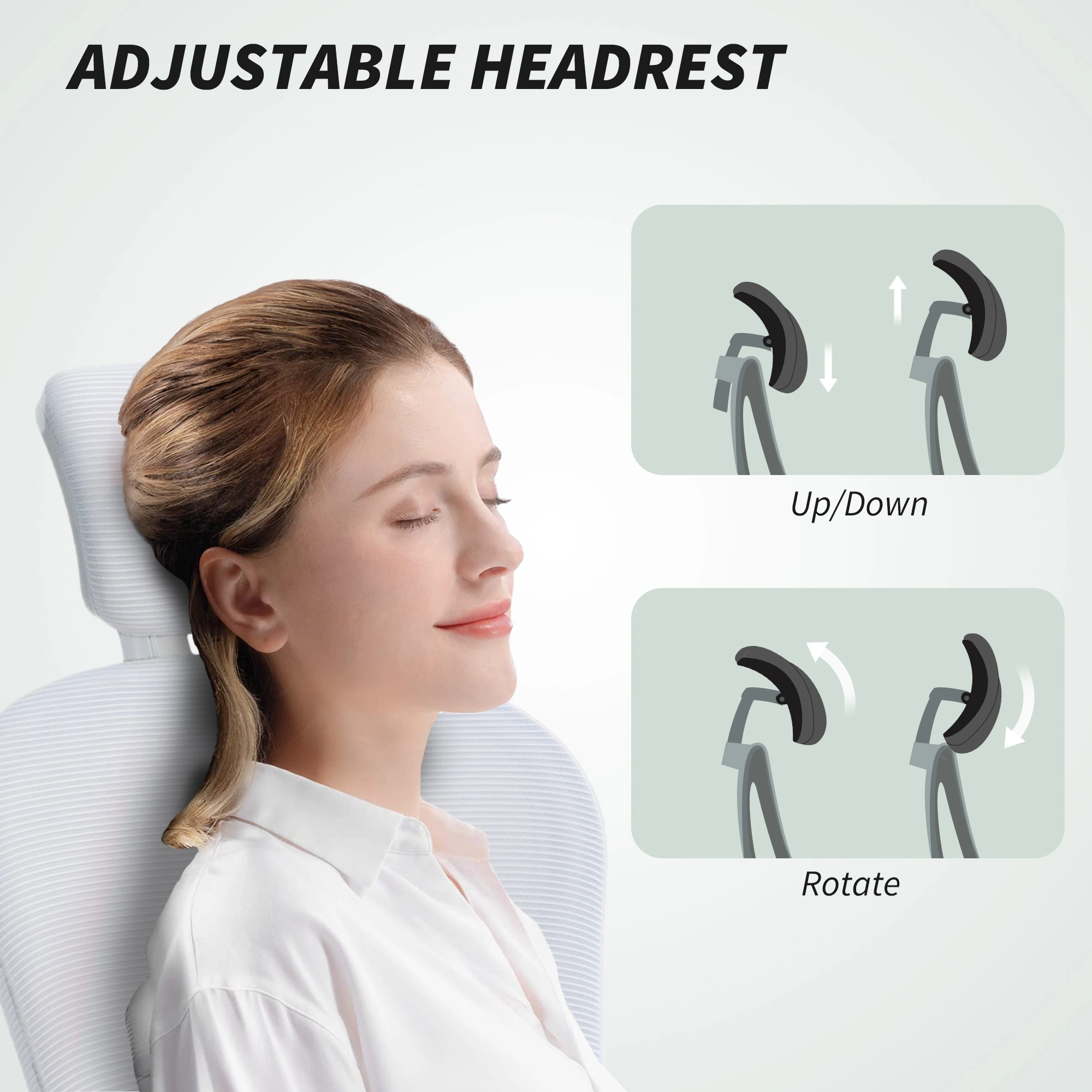 Massage Office Chair - Ergonomic Executive Swivel Chair with Heat & Vibration Massage, Adjustable Lumbar Support view 5