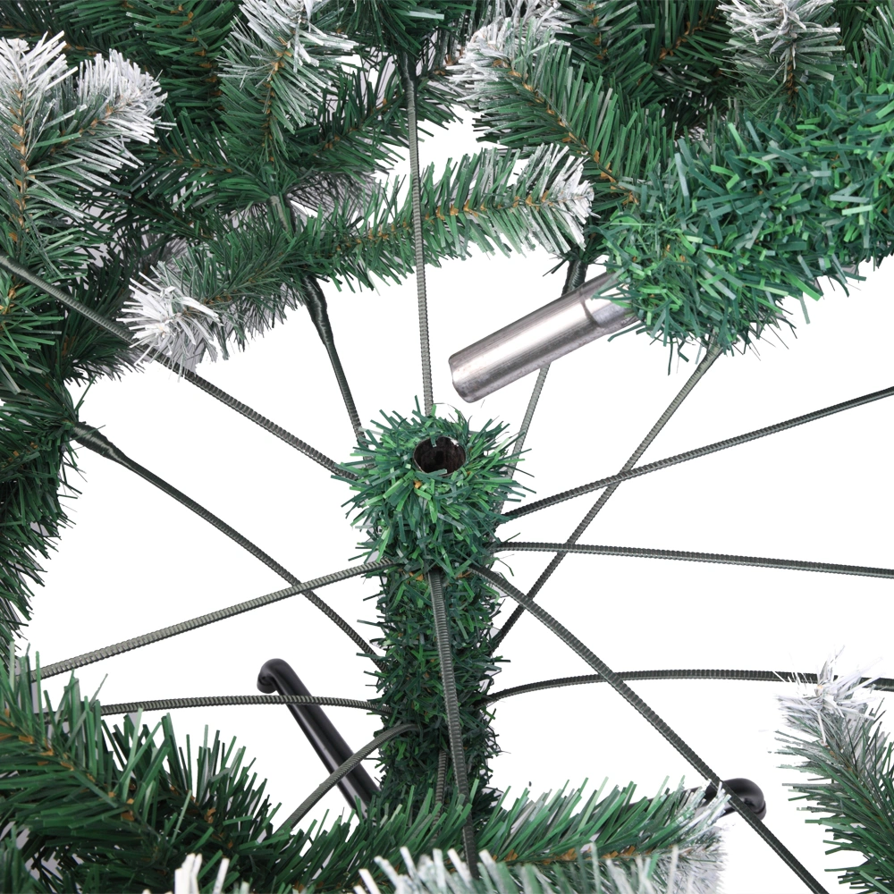 7FT Spray White PVC Christmas Tree 870 Branches view 14