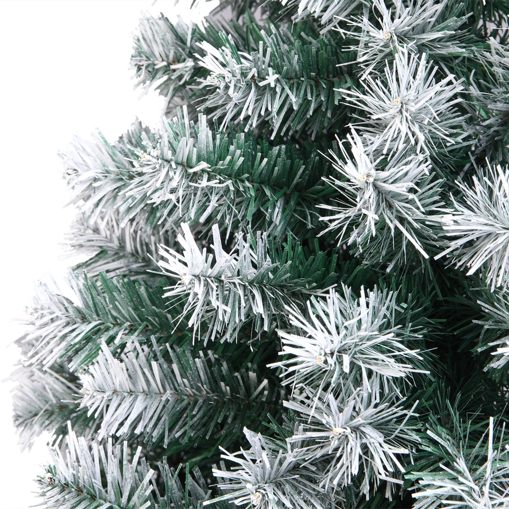 7FT Spray White PVC Christmas Tree 870 Branches view 17
