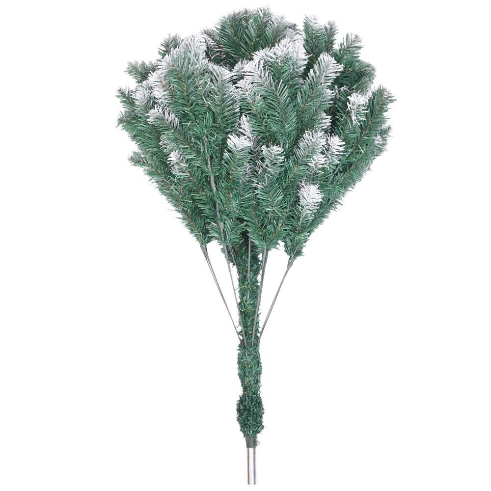 7FT Spray White PVC Christmas Tree 870 Branches view 7
