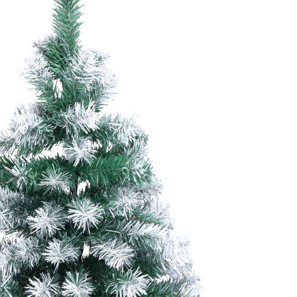 7FT Spray White PVC Christmas Tree 870 Branches view 9
