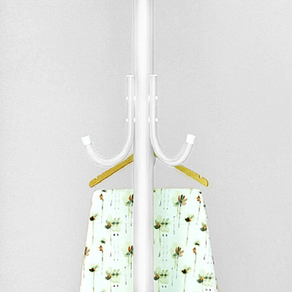 Floor Standing Coat Stand Rack with Hooks for Coat Hat Jacket Umbrella Clothes Hanger - UK view 3