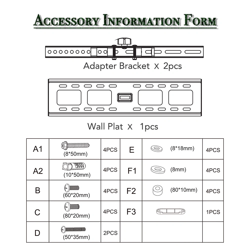 TMW600 32-70" Flat Tilting TV Wall Mount with Spirit Level view 17