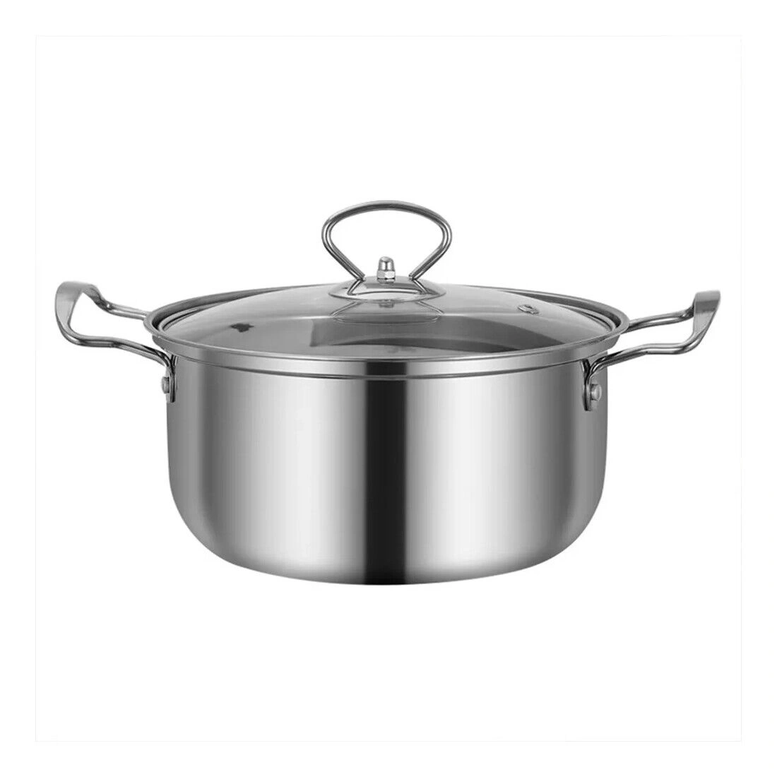 11 PCS Stainless Steel Cookware Set Non Stick Pots and Pans with Lids Induction Compatible view 3