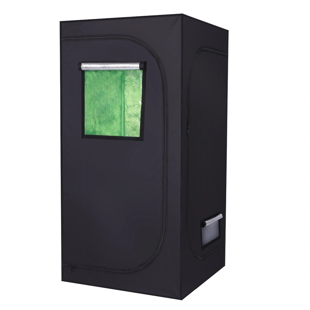 LY-80x80x160cm Green Hydroponic Plant Growing Tent - Dismountable Indoor Garden Tent with Window