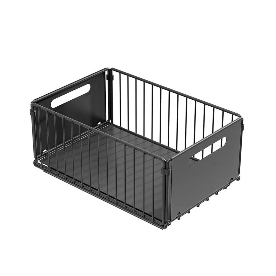 2 Pack Pull Out Cabinet Organizers - Slide Out Drawer Shelves Extendable Storage for Kitchen view 3