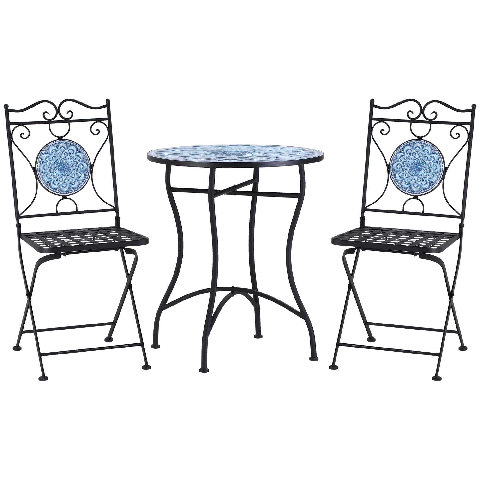 Outdoor Rocking Chair for Garden Patio - Classic Wooden Garden Chair with Cushion, Smooth Gliding Design