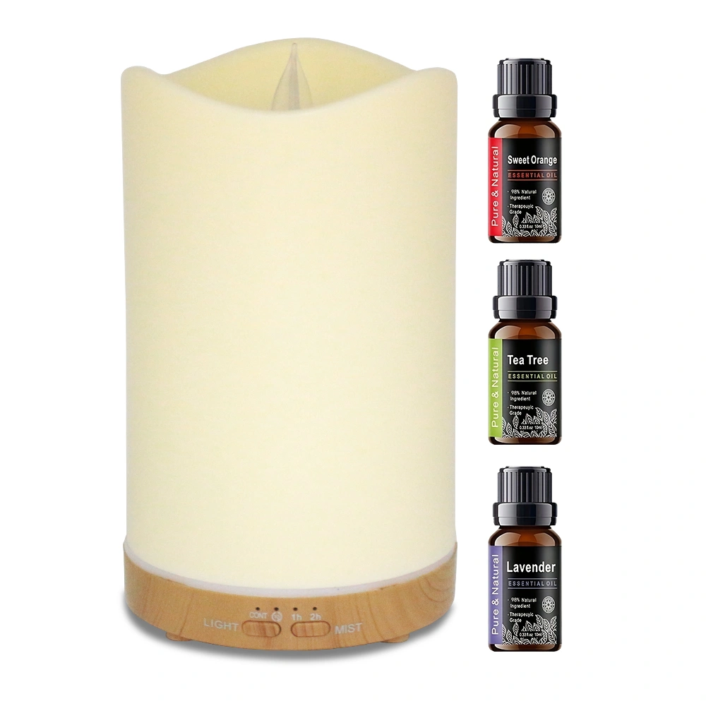 Bedroom Essential Aromatherapy Diffuser with Humidifier, Timer & 7-Color Mood Light Includes 3 Oils