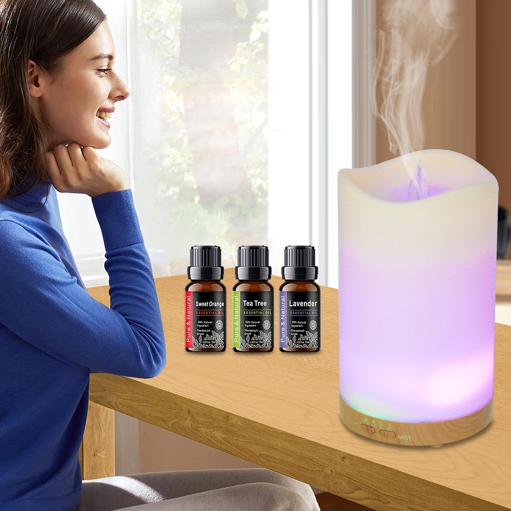 Bedroom Essential Aromatherapy Diffuser with Humidifier, Timer & 7-Color Mood Light Includes 3 Oils view 11