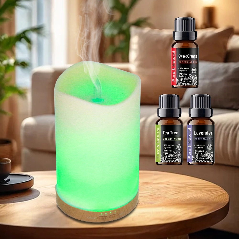 Bedroom Essential Aromatherapy Diffuser with Humidifier, Timer & 7-Color Mood Light Includes 3 Oils view 12