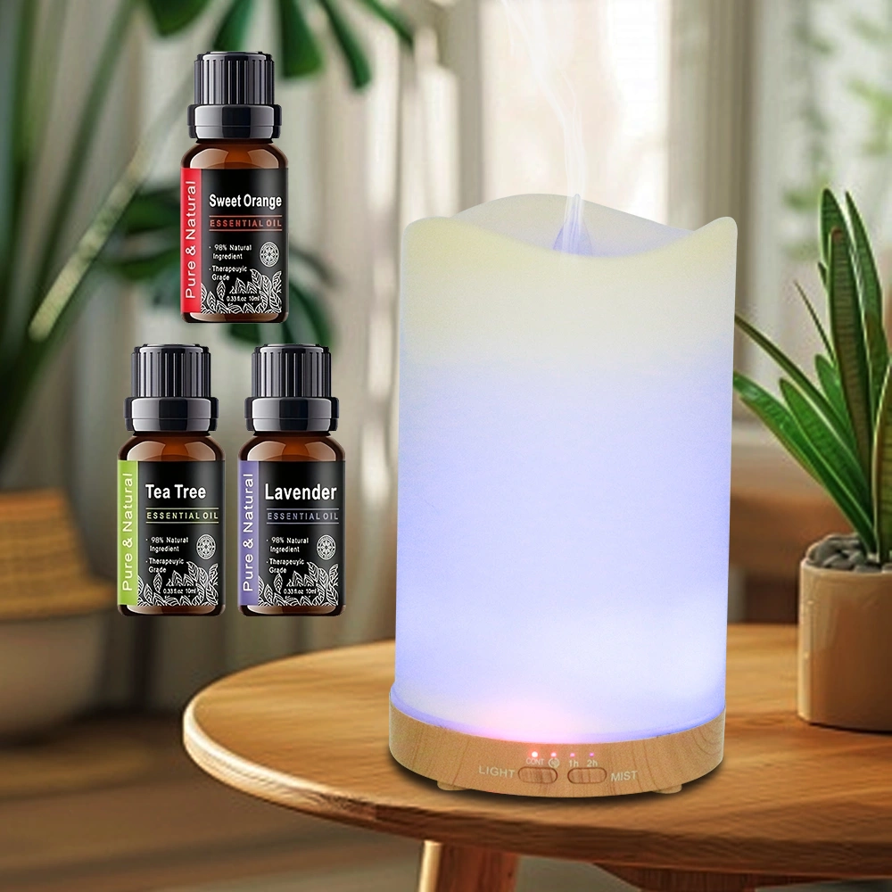 Bedroom Essential Aromatherapy Diffuser with Humidifier, Timer & 7-Color Mood Light Includes 3 Oils view 13