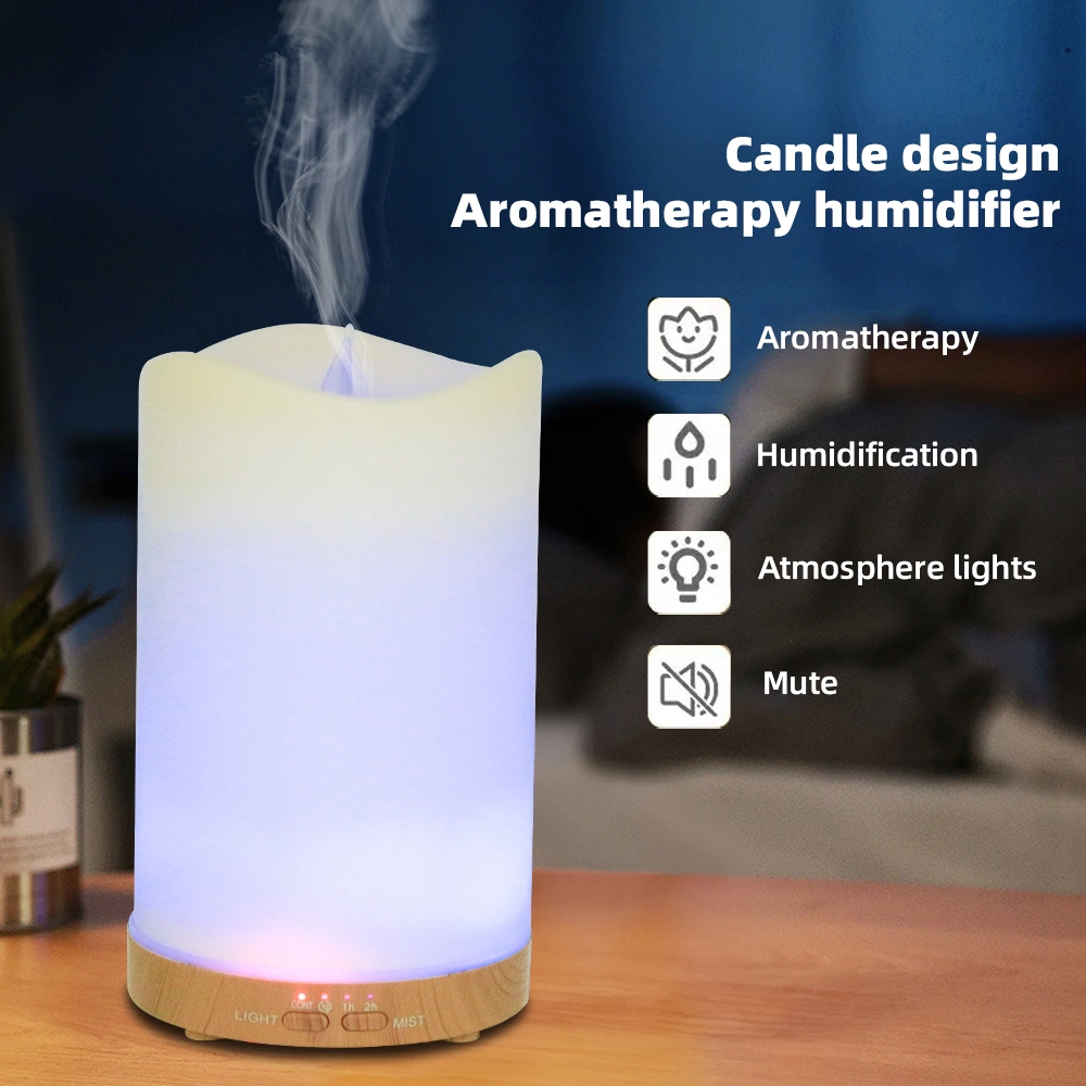 Bedroom Essential Aromatherapy Diffuser with Humidifier, Timer & 7-Color Mood Light Includes 3 Oils view 2
