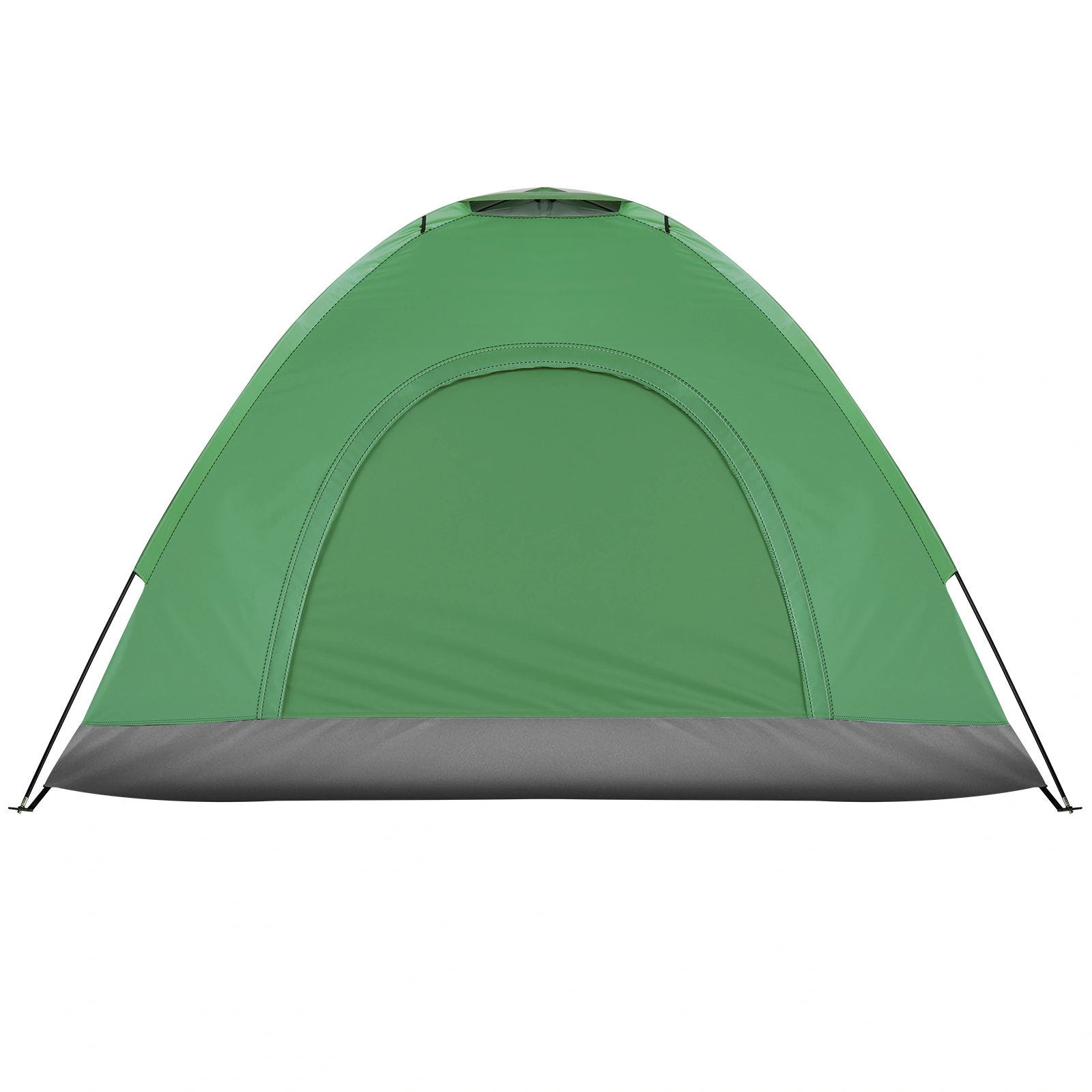 3-4 Person Camping Dome Tent Army Green view 2