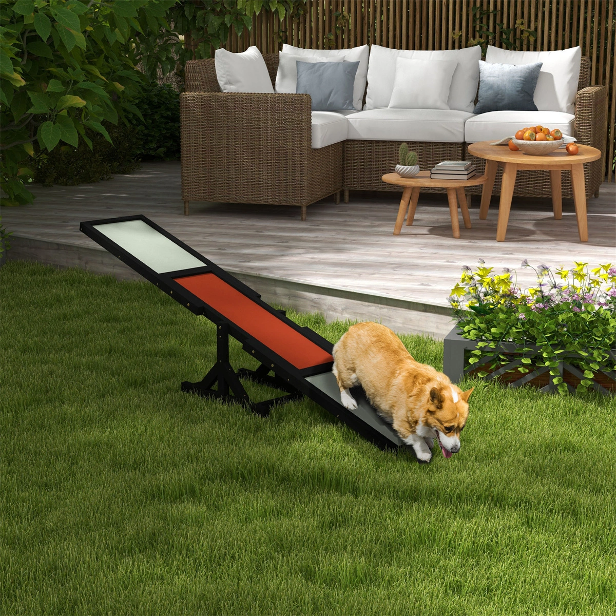 Dog Agility Ramp ,Pet Seesaw