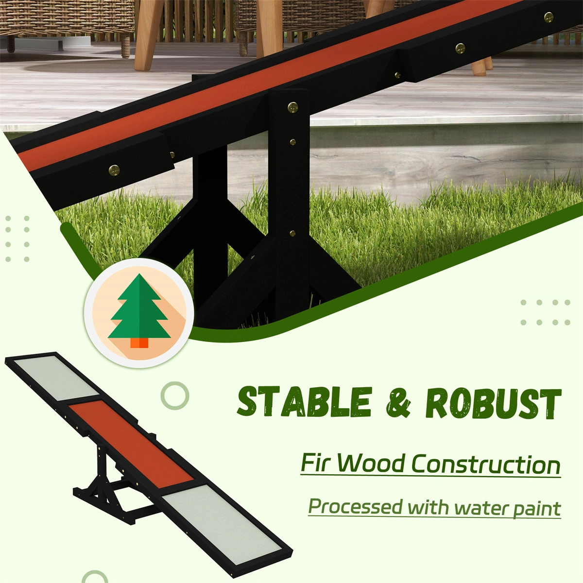 Dog Agility Ramp ,Pet Seesaw view 5
