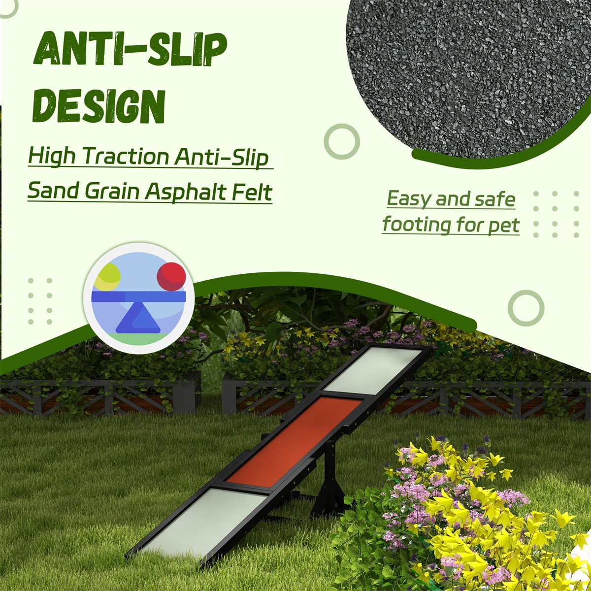 Dog Agility Ramp ,Pet Seesaw view 6