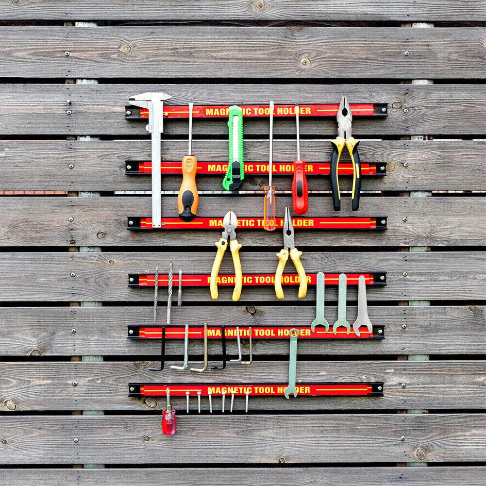6x18" Heavy Duty Magnetic Tool Bar Storage Holder Rack Garage Wall Holder Strips view 2
