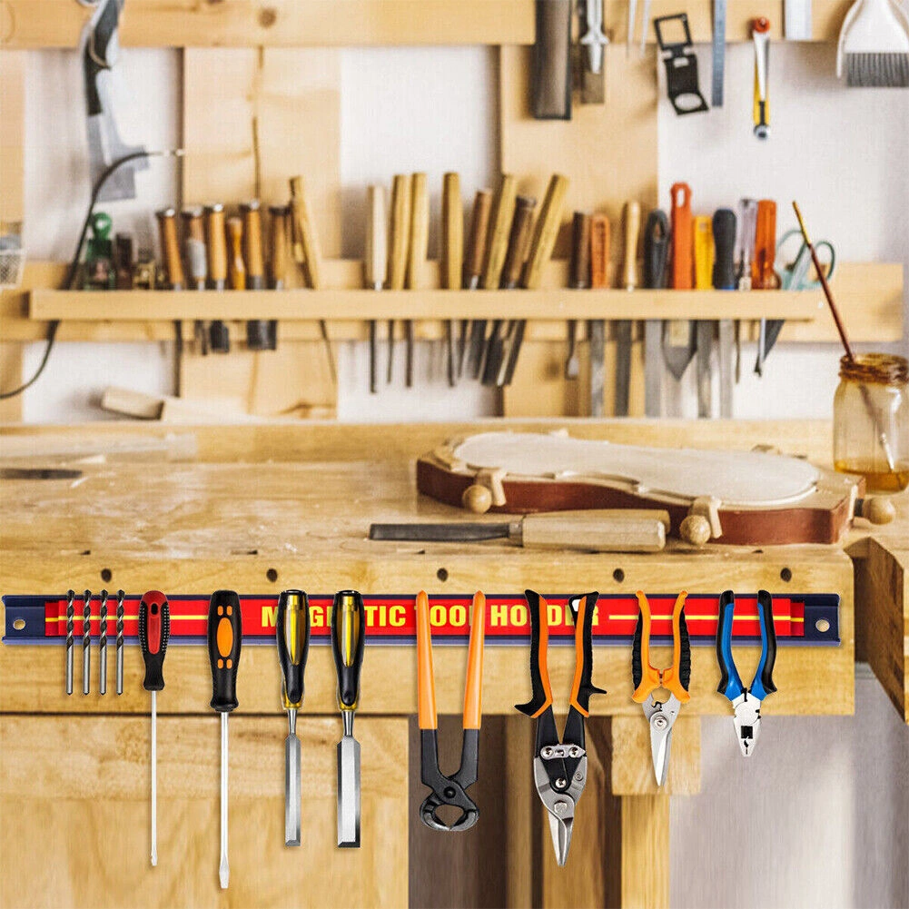 6x18" Heavy Duty Magnetic Tool Bar Storage Holder Rack Garage Wall Holder Strips view 4