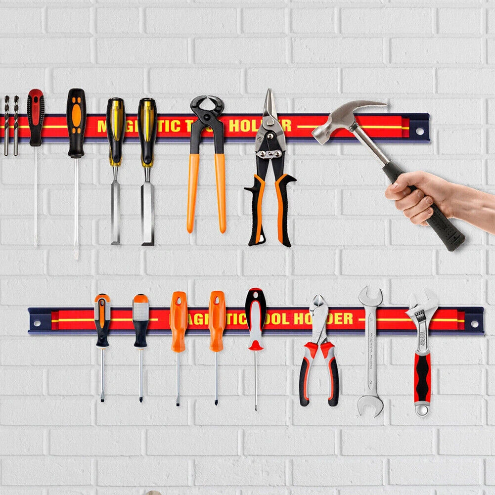6x18" Heavy Duty Magnetic Tool Bar Storage Holder Rack Garage Wall Holder Strips view 5