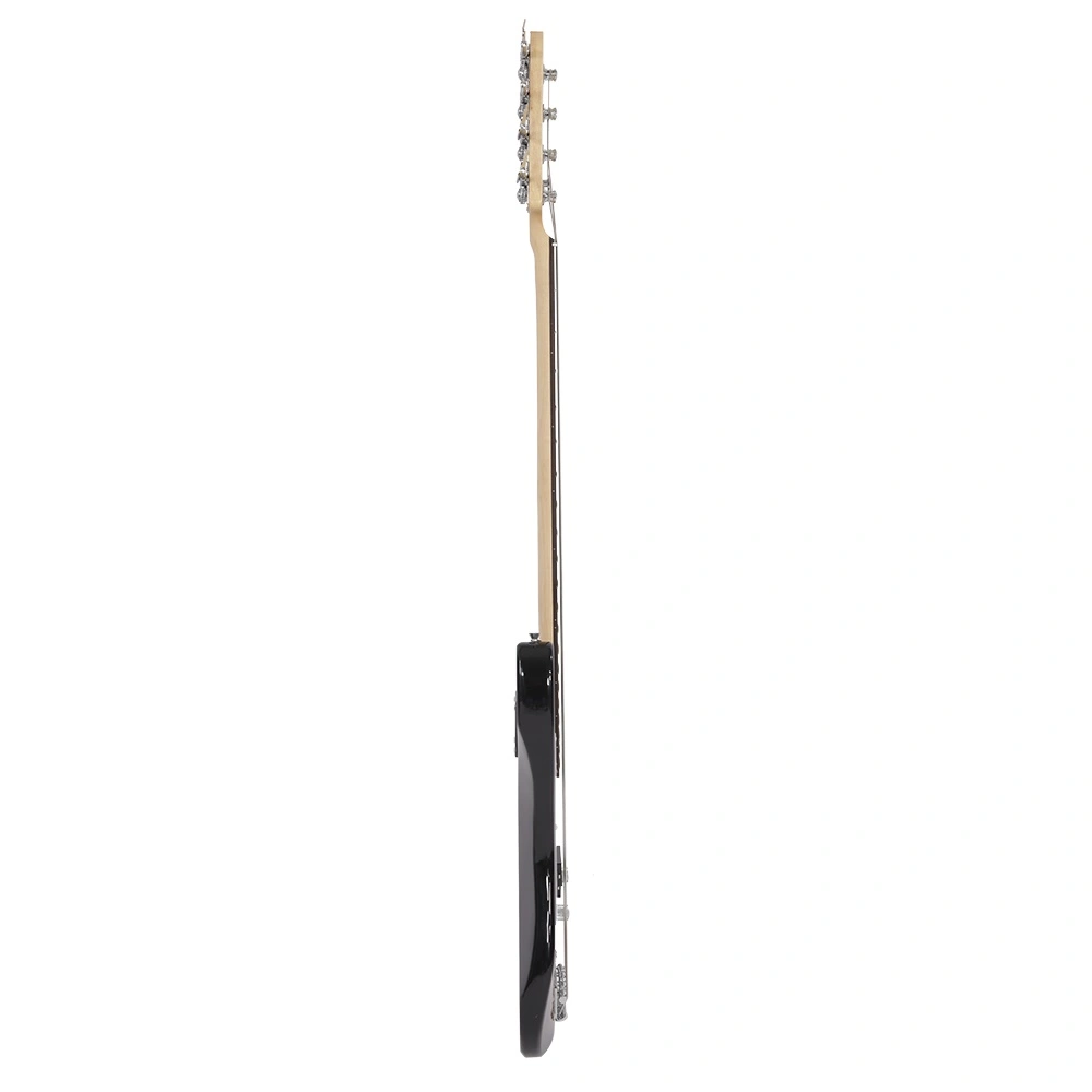 GST Full-Size Beginner Bass Guitar, Lindenholt Body, Single Coil Pickup, Elegant Sunburst Finish, Perfect for New Players view 2