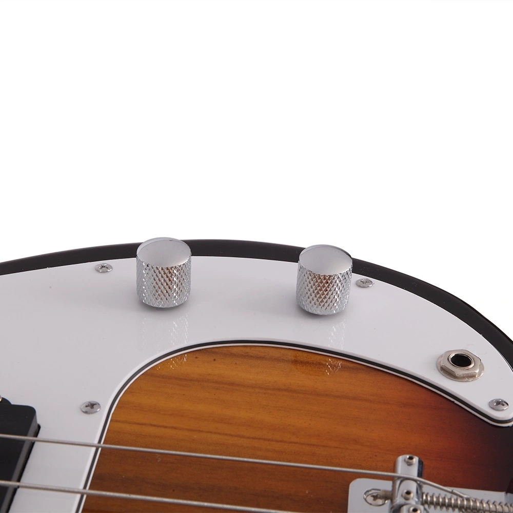 GST Full-Size Beginner Bass Guitar, Lindenholt Body, Single Coil Pickup, Elegant Sunburst Finish, Perfect for New Players view 3
