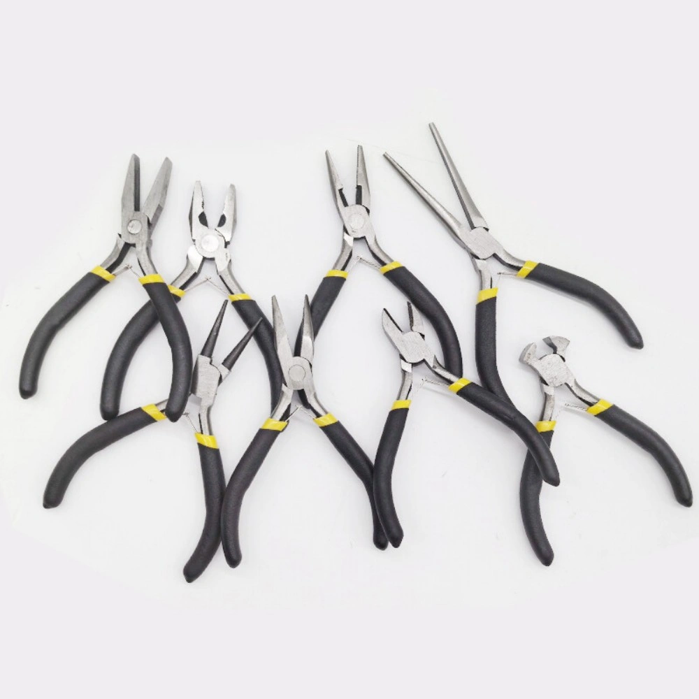8Pcs Mini Pliers Set for Jewelry Making - Precision Soft Spring Grip Craft Tools for Hobby, Repair and DIY Projects view 3