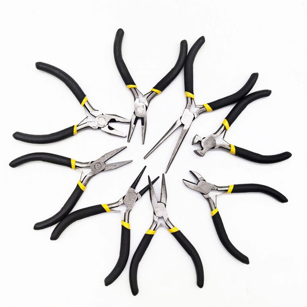 8Pcs Mini Pliers Set for Jewelry Making - Precision Soft Spring Grip Craft Tools for Hobby, Repair and DIY Projects view 4