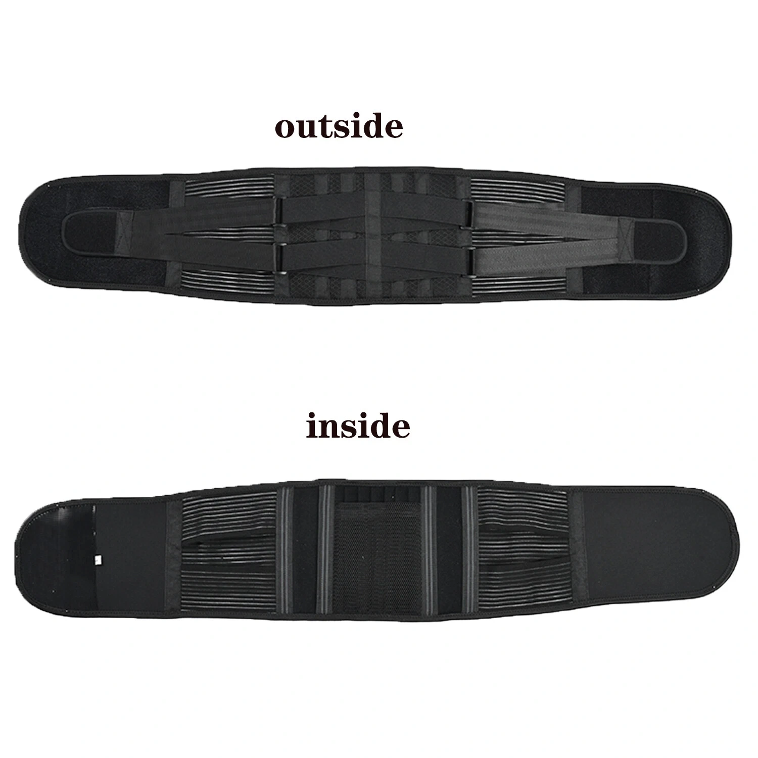 Adjustable Lower Back Brace Lumbar Support Belt for Men Women - Pain Relief Waist Trainer Strap, XL Size view 3