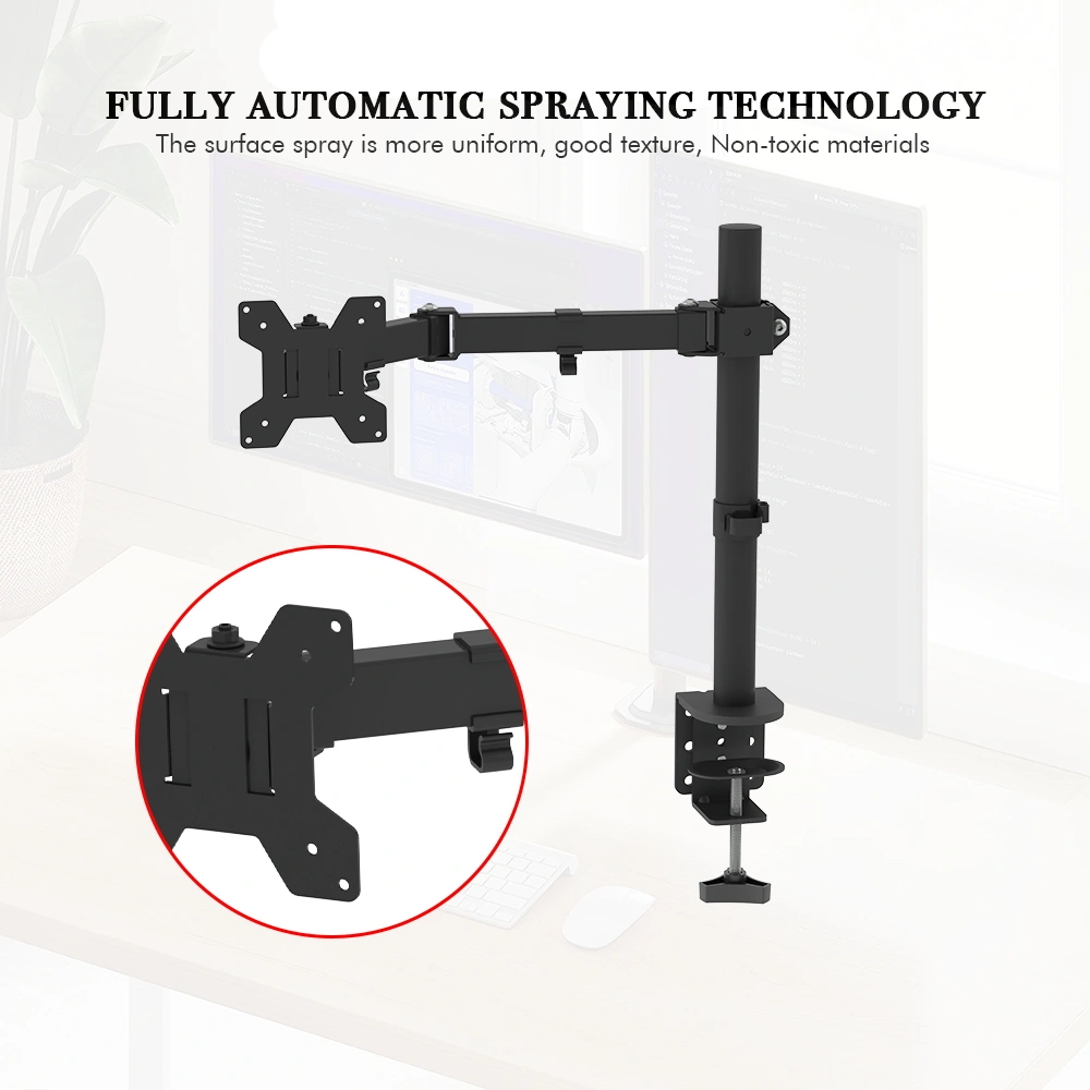 13-27 Inch Movable desktop TV stand TSND-02 Bearing 8Kg/Vese100*100/90° tilt/360° rotation/180° swivel view 4