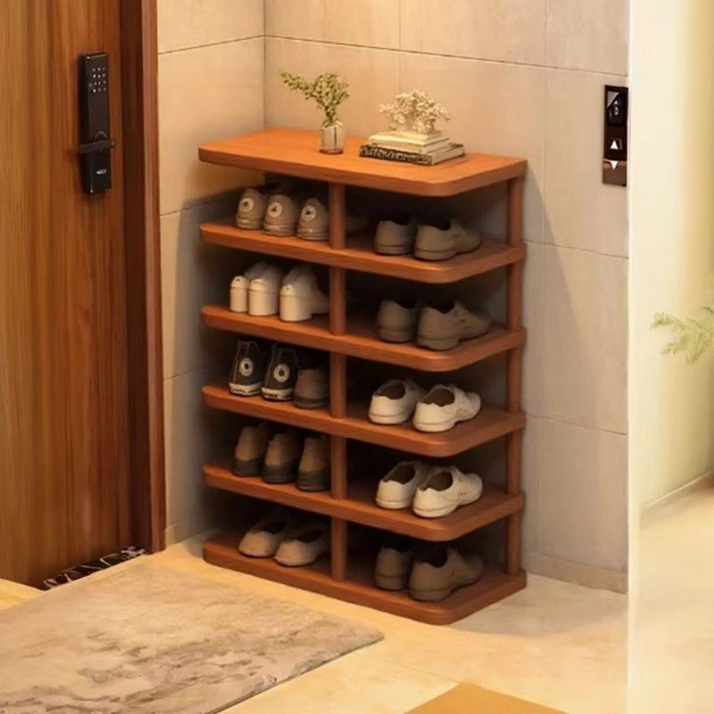 6/8 Tier Vertical Shoe Rack Tall Shoe Tower Storage Shelf Organizer for Home Entryway