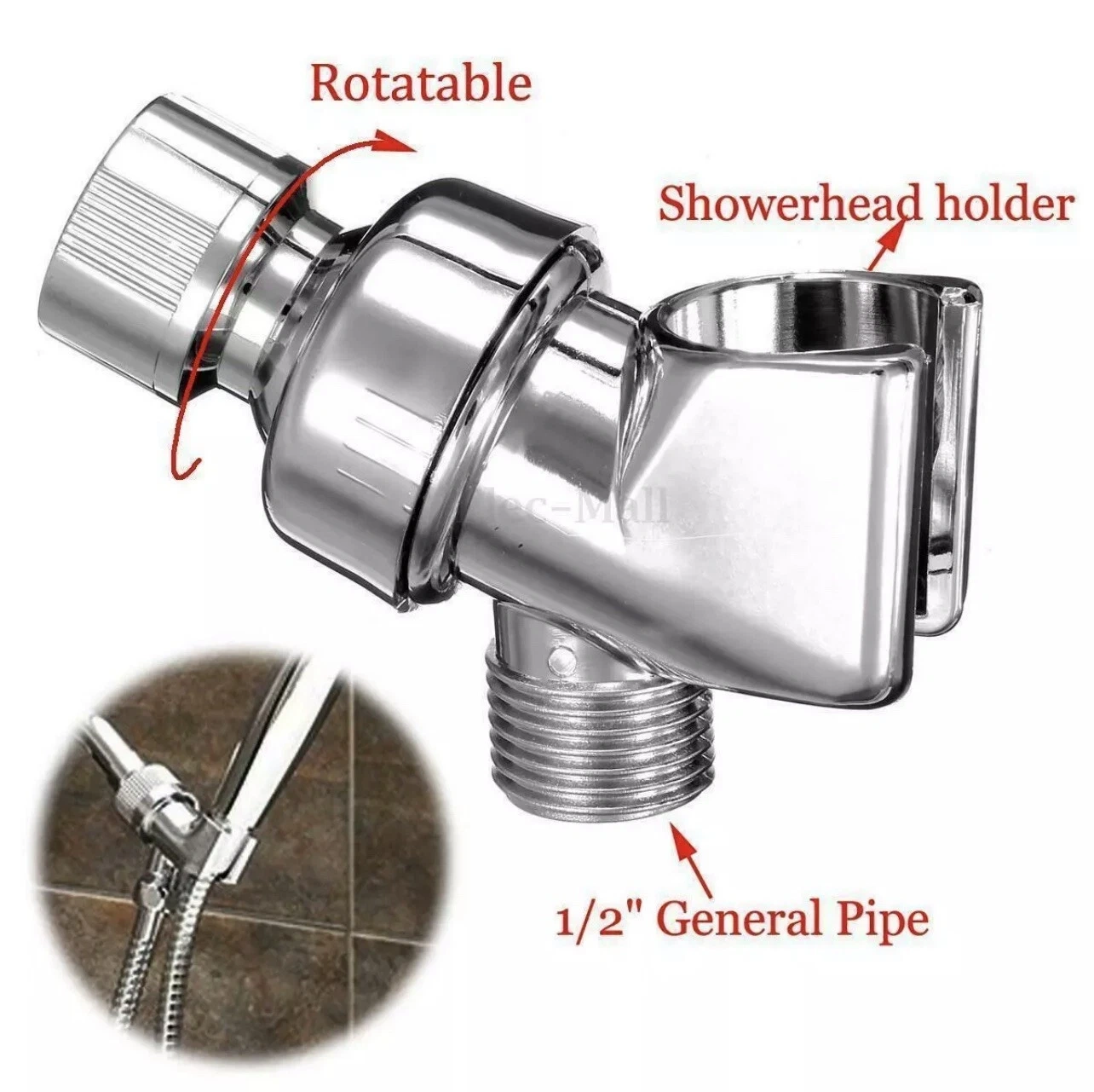 3 Spray Settings High Pressure Shower Head Spray W/ 1.5M Hose Set (US Logistics only For USPS.TK/TMEU only For self-pickup) view 8